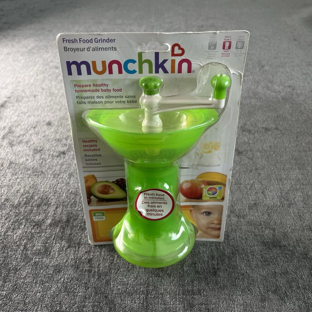 Munchkin Fresh Food Baby Masher/Food Grinder - Brand New and Sealed 6m+